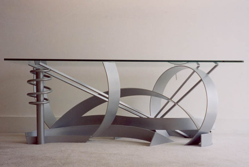 Glass and Steel Contemporary Tables | Jim Krieger / Table 3 