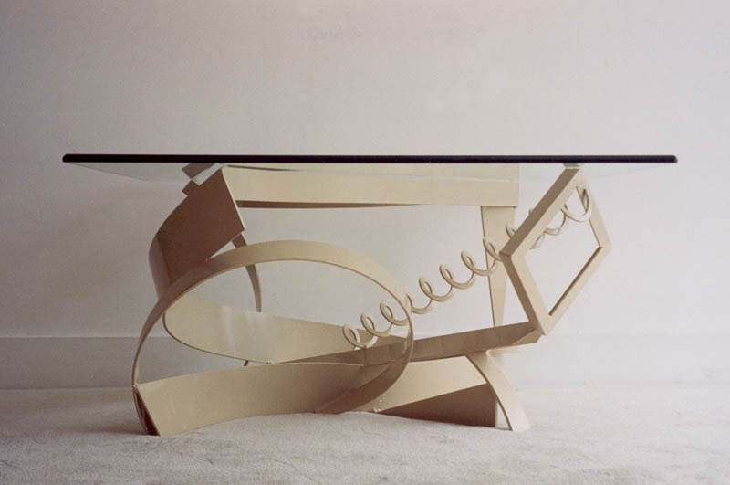 Glass and Steel Contemporary Tables | Jim Krieger / Table 4 